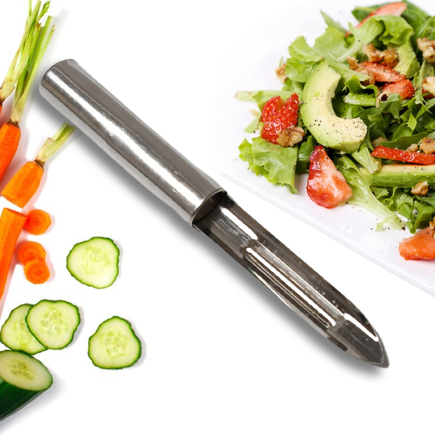 Stainless Steel Peeler Set – Multi-Purpose Handle for Peeling & Shredding (12 Pcs Set) Stainless Steel Peeler Set – Multi-Purpose Handle for Peeling & Shredding (12 Pcs Set)
